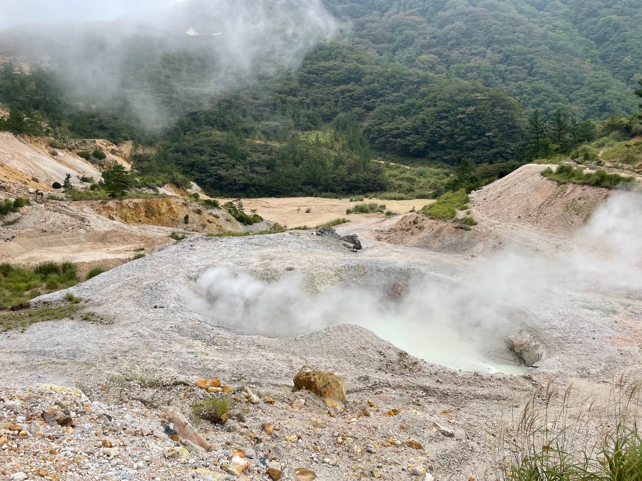 塚原高原 火口